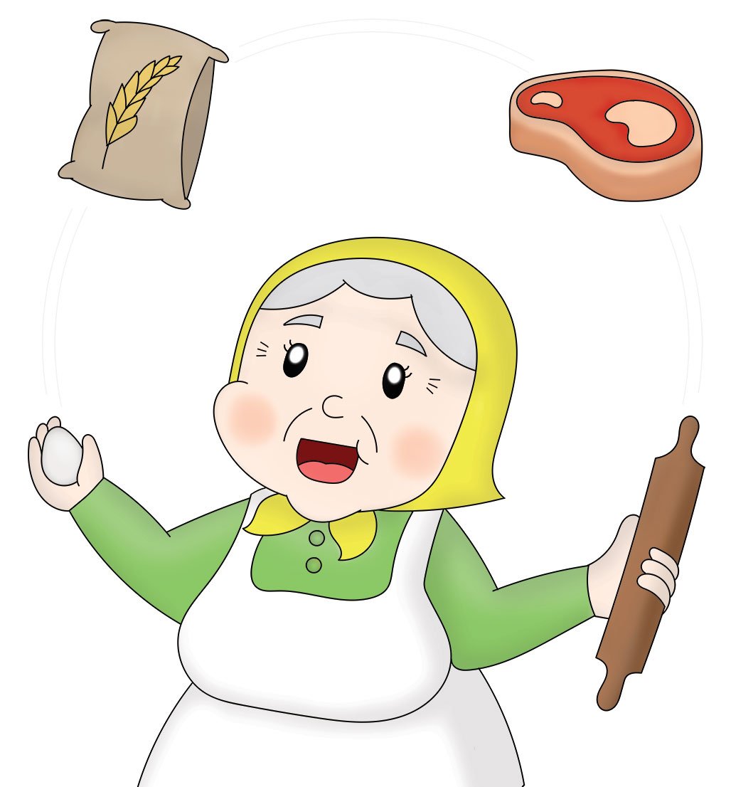 Illustrazioni Nonna Cesira - Illustrazioni